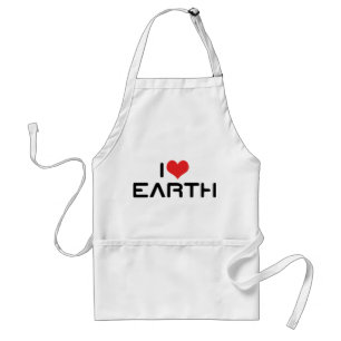 I Love Earth Standard Apron
