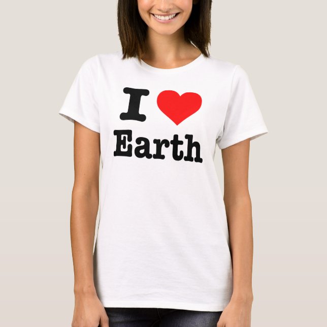 "I love Earth" T-Shirt (Front)
