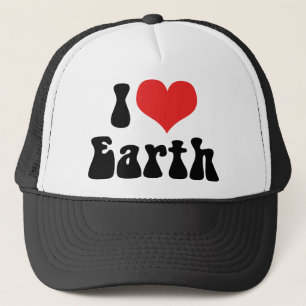 I Love Earth Trucker Hat