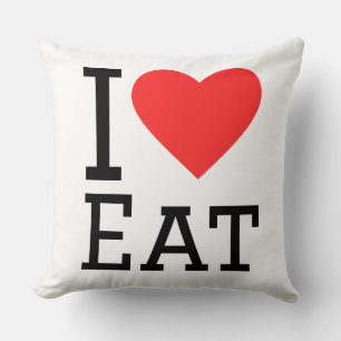 I love eat cushion