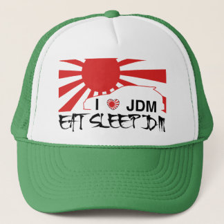 i love eat sleep jdm hat