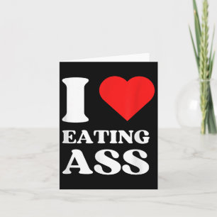 I Love Eating I Heart Eating Y2k Aesthetic Red Hea Card