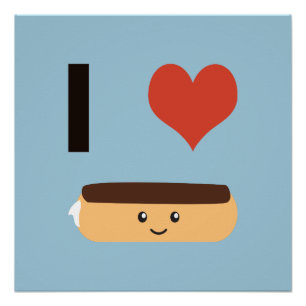 I love Eclairs Poster