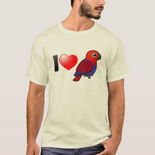 I Love Eclectus Parrots (female) T-Shirt