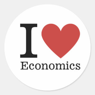 I ❤️ Love Economics CUSTOMIZABLE Sticker