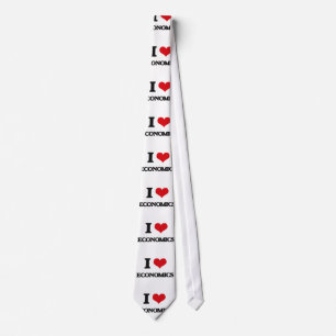 I love ECONOMICS Tie