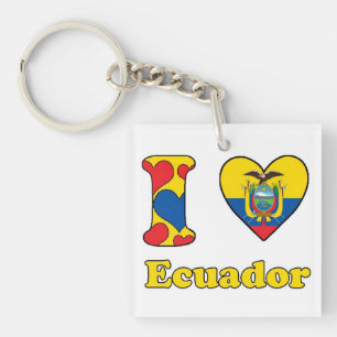 I love Ecuador Key Ring