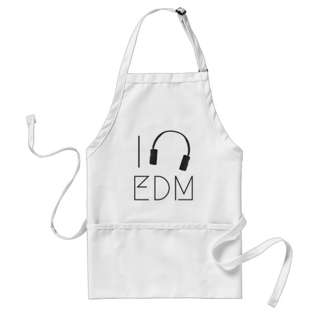 I love EDM Standard Apron (Front)