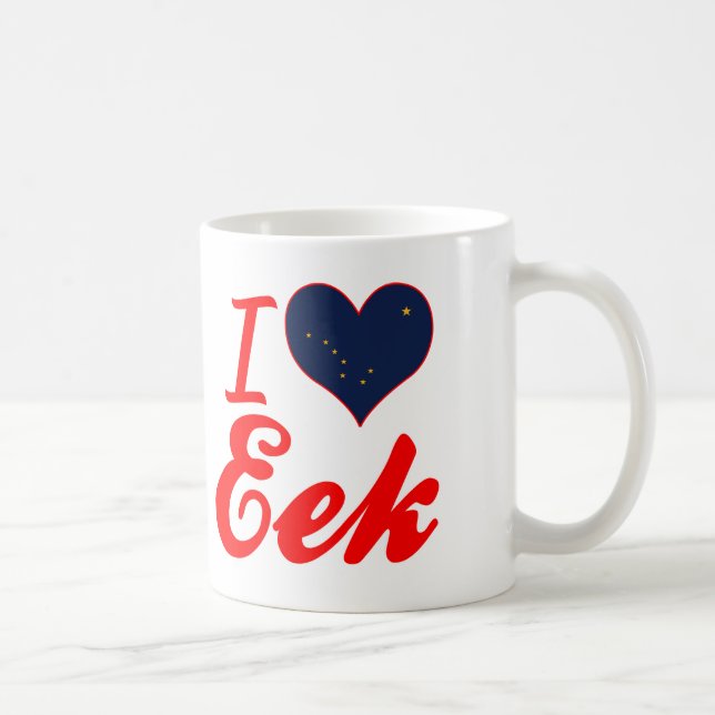 I Love Eek, Alaska Coffee Mug (Right)
