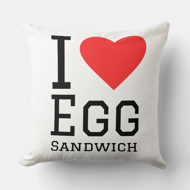 I love egg sandwich cushion (Front)