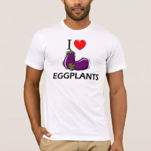 I Love Eggplants T-Shirt