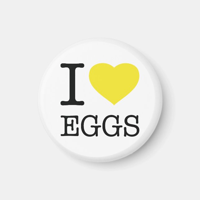 I LOVE EGGS MAGNET (Front)