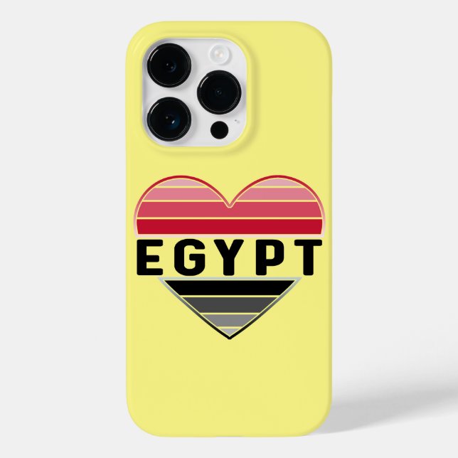 I Love Egypt, Egyptian Heart Case-Mate iPhone Case (Back)