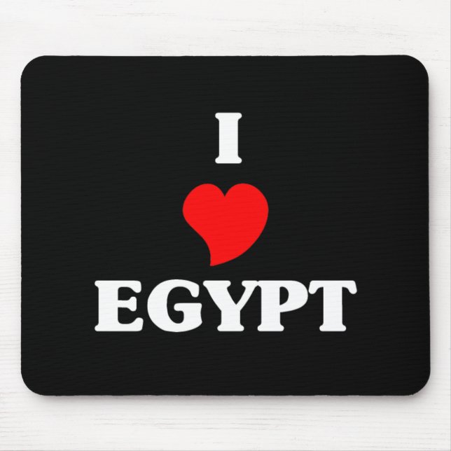 I Love Egypt Mouse Pad (Front)