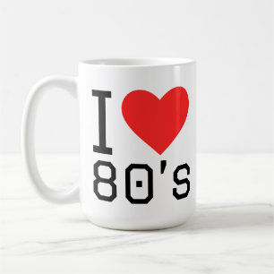 I love eighties coffee mug