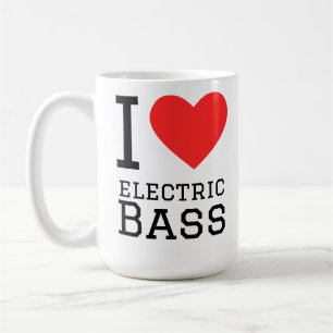 I love electro bass coffee mug