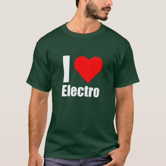 I Love Electro retro T-Shirt