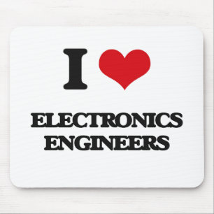 I love Electronics Engineers Mouse Pad