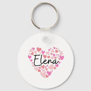 I love Elena Key Ring