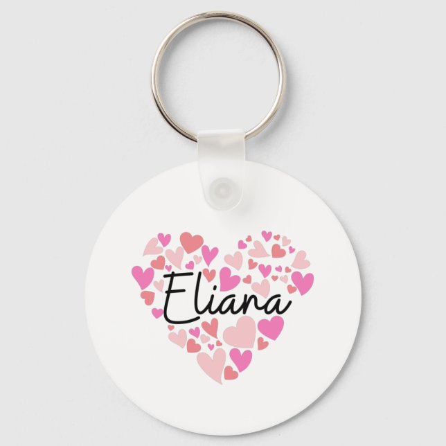 I love Eliana Key Ring (Front)