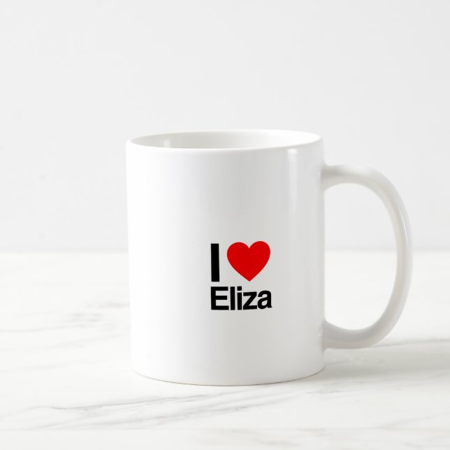 i love eliza coffee mug (Right)
