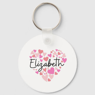 I love Elizabeth Key Ring