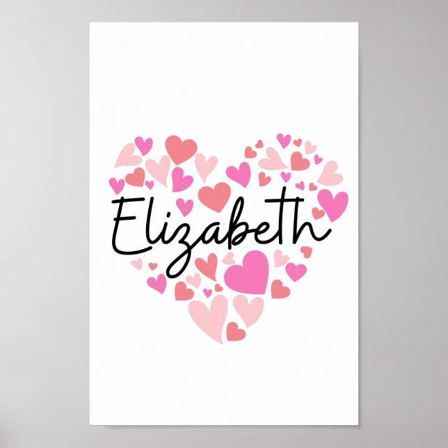 I love Elizabeth Poster (Front)