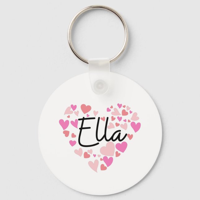 I love Ella Key Ring (Front)