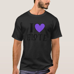 I Love Elote Mexican Food 7 T-Shirt