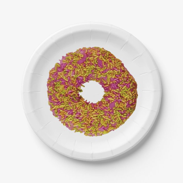 I love 'em !  paper plate (Front)