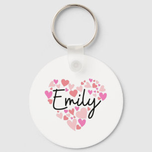 I love Emily Key Ring