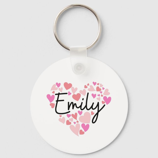 I love Emily Key Ring (Front)