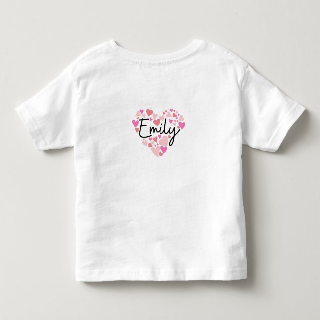 I love Emily Toddler T-Shirt (Back)