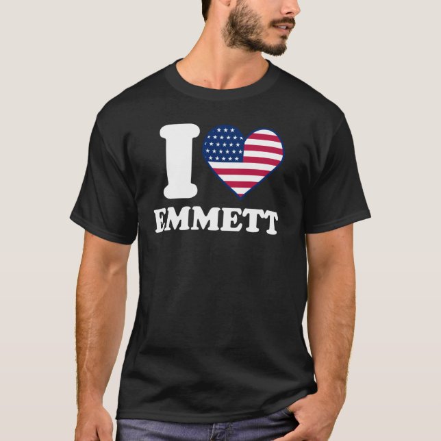 I love Emmett I heart Emmett T-Shirt (Front)
