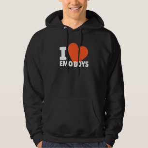 I Love Emo Boys Heart Eboy Hoodie
