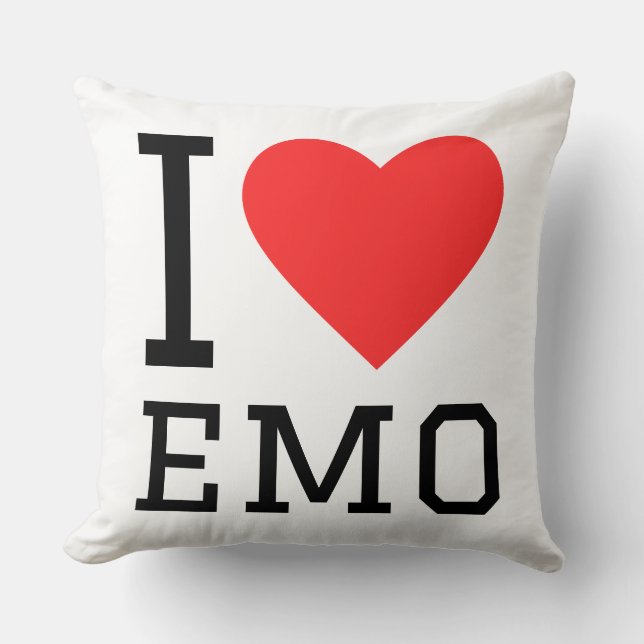I love emo  cushion (Front)
