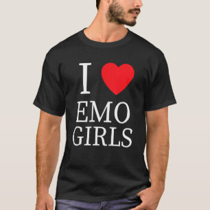 I Love Emo Girls I Heart Emo Girls 4 T-Shirt