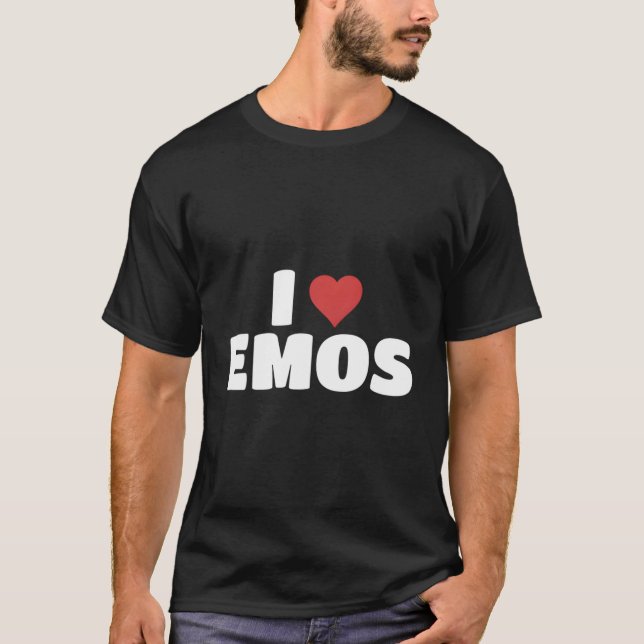 I Love Emos T-Shirt (Front)