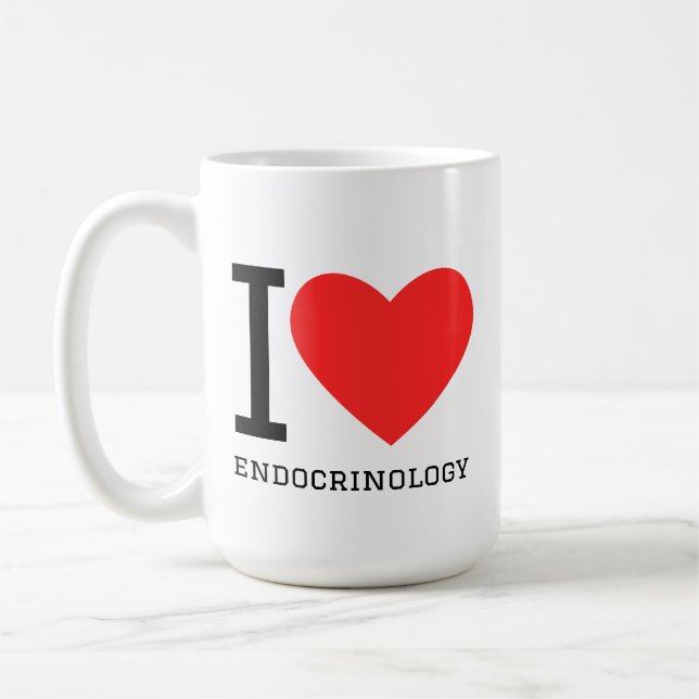 I love endocrinology coffee mug (Left)