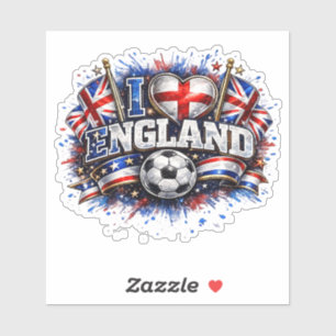 I LOVE England 2026 Soccer Fan