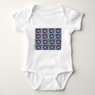 I Love England Art Print Baby Bodysuit