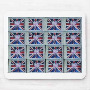 I Love England Art Print Mouse Pad