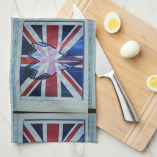 I Love England Art Print Tea Towel