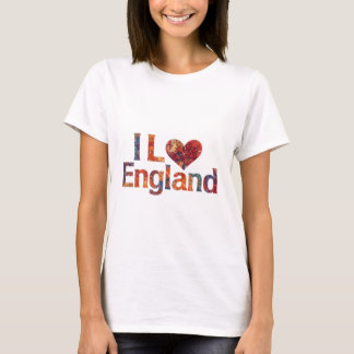 I Love England" Heart T-shirt – Show Your British