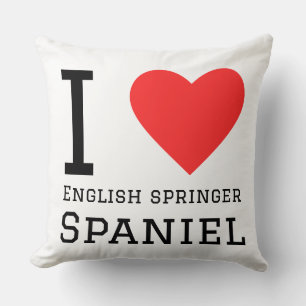 I love English springer spaniel  Cushion