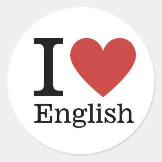 I ❤️ Love English STICKER
