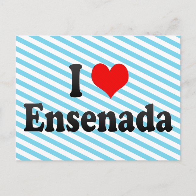 I Love Ensenada, Mexico Postcard (Front)