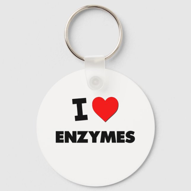 I love Enzymes Key Ring (Front)