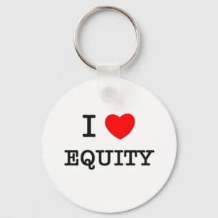 I love Equity Key Ring