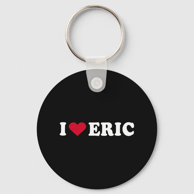 I LOVE ERIC KEY RING (Front)